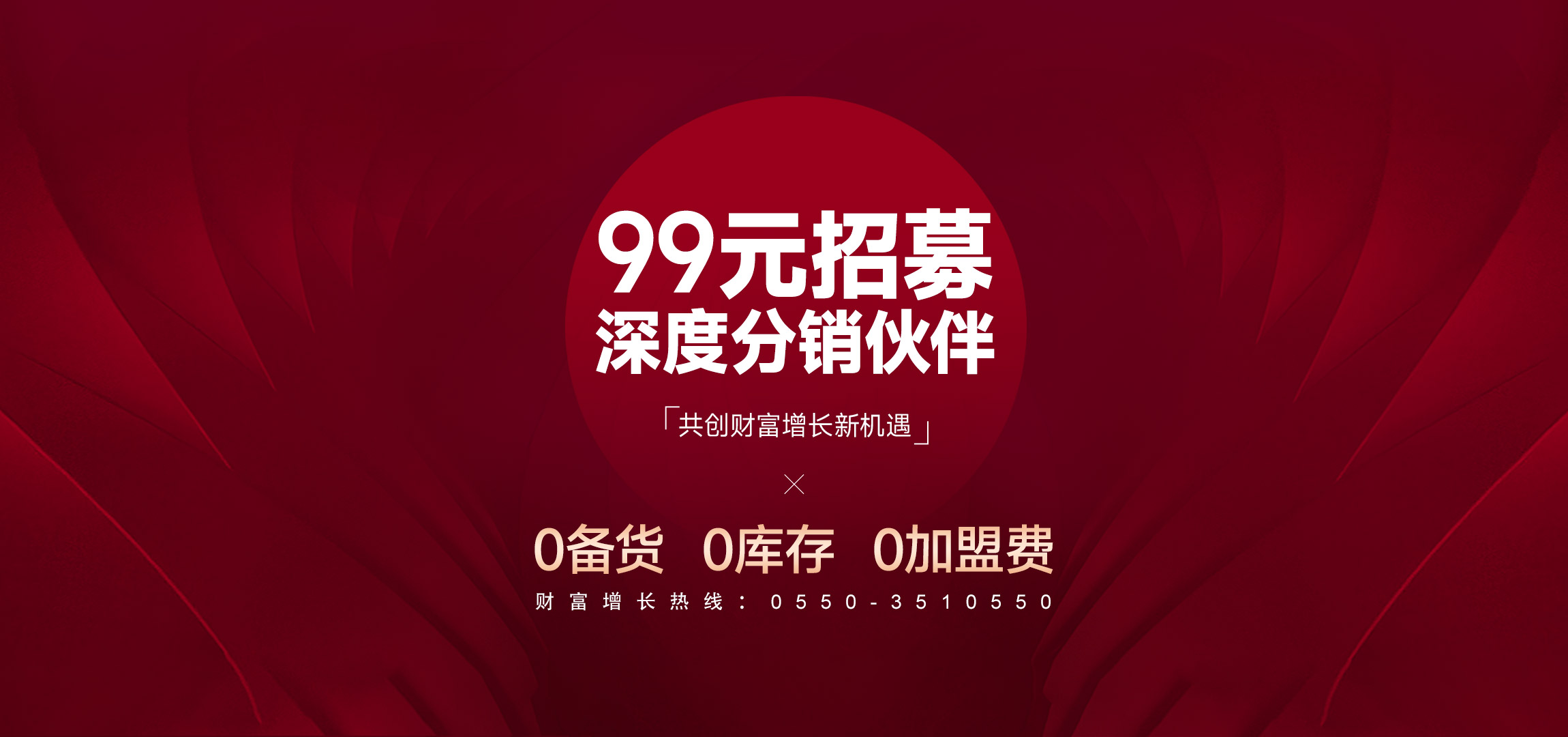 99元招募深度分銷夥伴